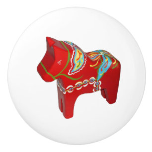 Pomo De Cerámica Dala Horse Ceramic Knob