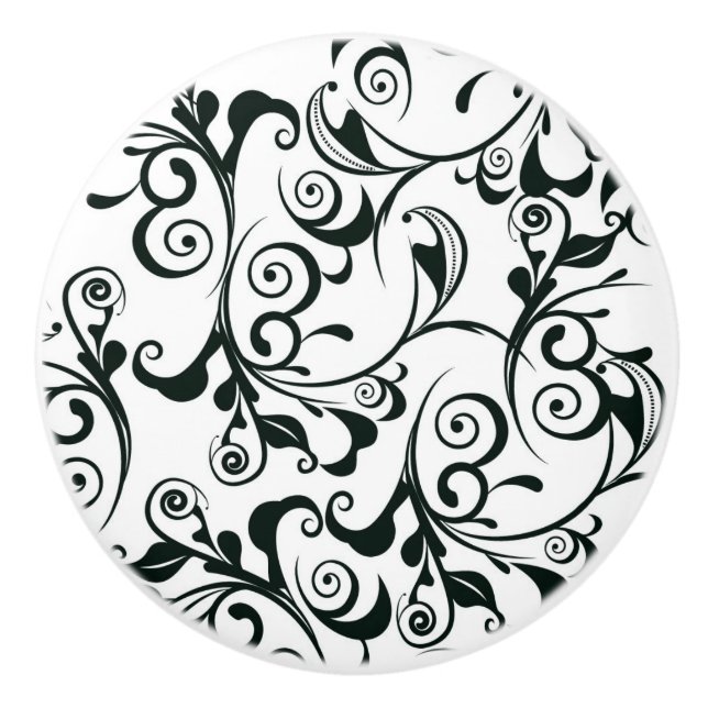 Pomo De Cerámica Damasco (Anverso)