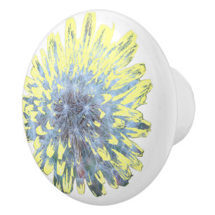 Pomo De Cerámica Dandelion Blossom