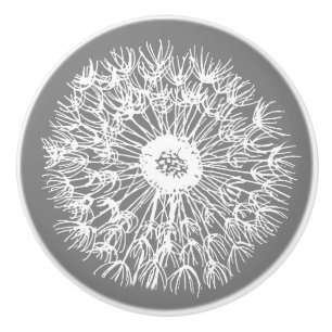 Pomo De Cerámica Dandelion Seed Make a Wish Drawer