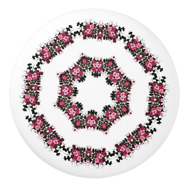 Pomo de cerámica de anillos de Rosa (Anverso)