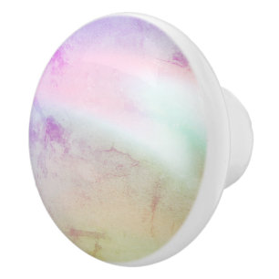Pomo de cerámica de colores mixtos