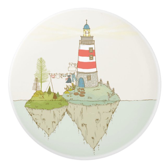 Pomo de cerámica de la colección Magical Nursery (Anverso)