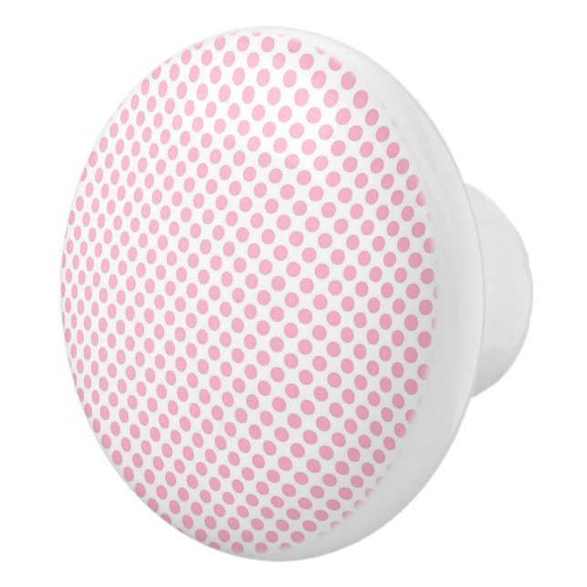 Pomo de cerámica de puntos de polka (Derecha)