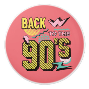 Pomo De Cerámica De vuelta a los años 90