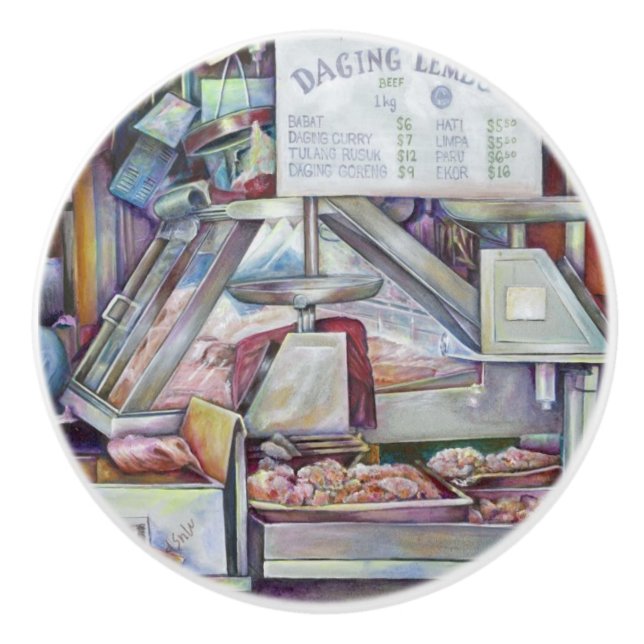 Pomo De Cerámica De vuelta en diez minutos, olvidé el cumpleaños de (Anverso)