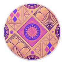 Deco de arte geométrico vibrante