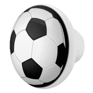 Pomo De Cerámica Decoración adaptable del dormitorio del fútbol d