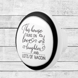 Pomo De Cerámica decoración de arte de palabras de cocina divertida