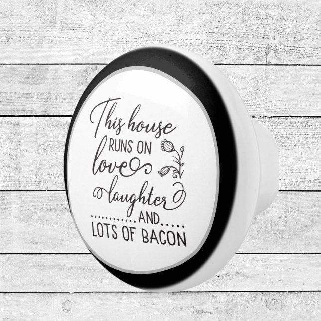 Pomo De Cerámica decoración de arte de palabras de cocina divertida (Subido por el creador)