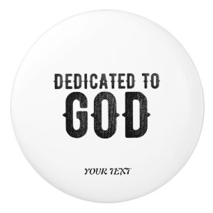 POMO DE CERÁMICA DEDICADO A DIOS PERSONALIZABLE GUAY TEXTO NEGRO