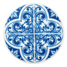Deep Blook Retro Tile Look Cerámica Knob