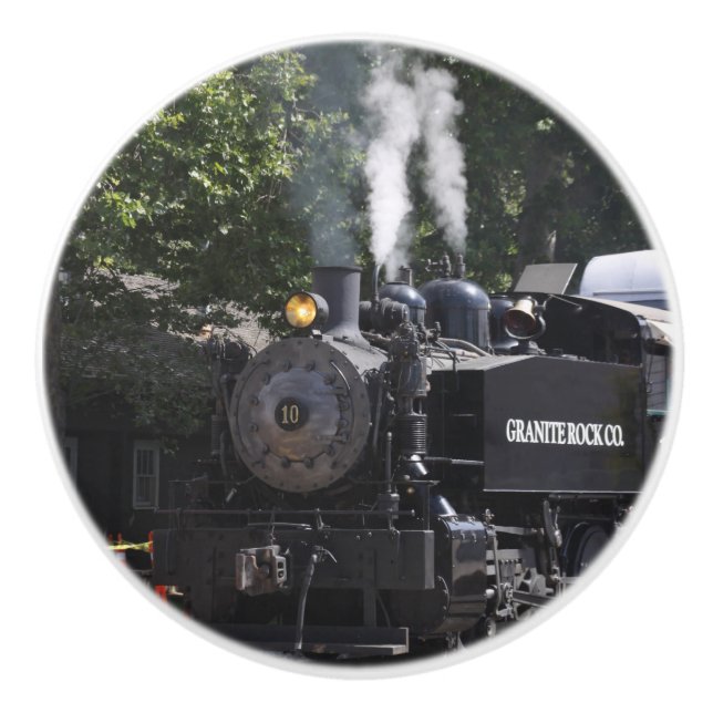 Pomo de cerámica del motor de vapor (Anverso)