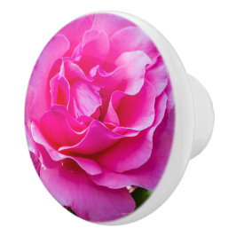 Pomo De Cerámica Delicada rosa.