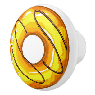 Pomo De Cerámica Deliciosa Decadente De Oroño/Donut