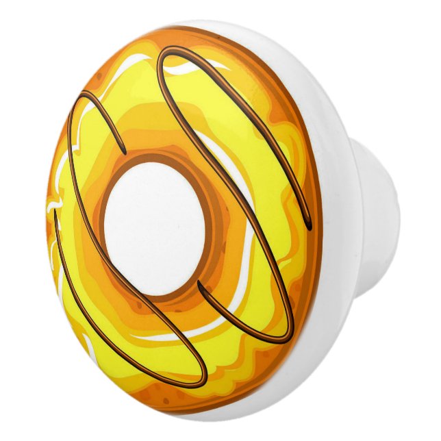 Pomo De Cerámica Deliciosa Decadente De Oroño/Donut (Derecha)