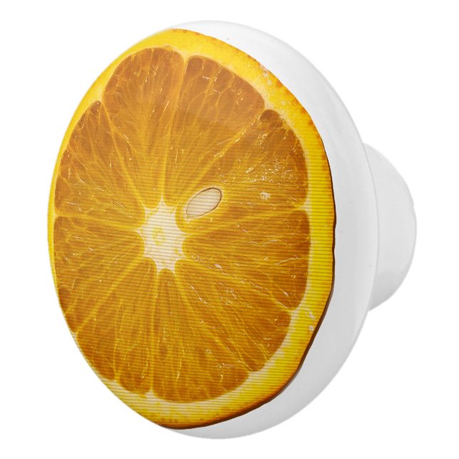 POMO DE CERÁMICA DELICIOSO NARANJA SLICE CERAMIC KNOB (Derecha)