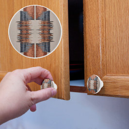 Pomo De Cerámica Denim y óxido de tazas modernos