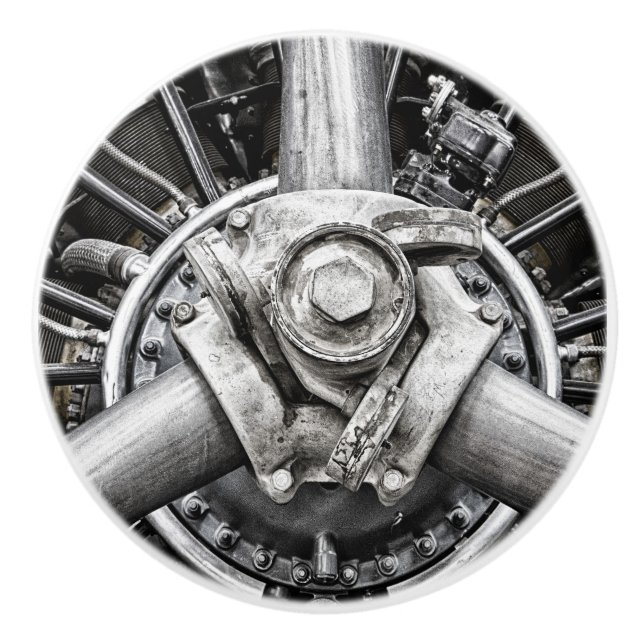 Pomo De Cerámica Dentro de un propulsor (Anverso)