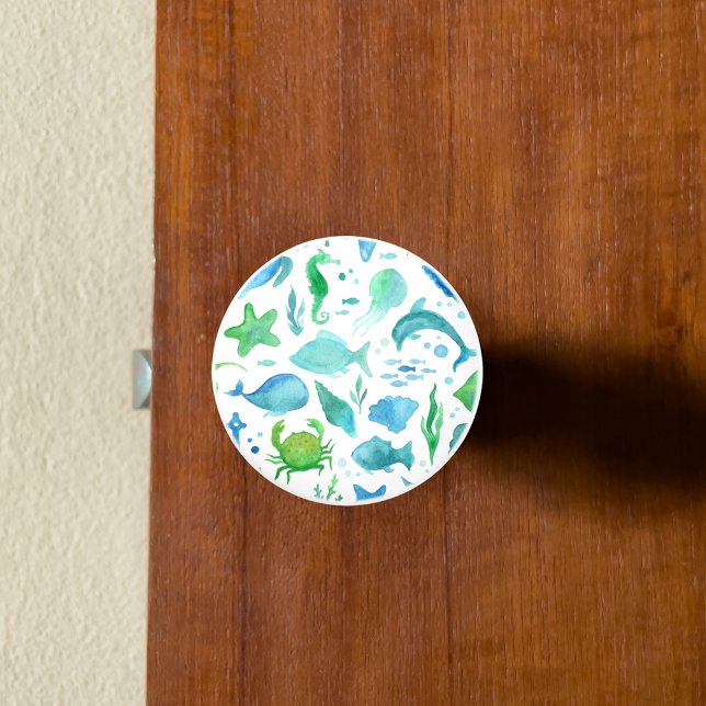 Pomo De Cerámica Deportivo marino azul verdoso (Subido por el creador)