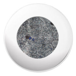 Pomo De Cerámica Detalles del granito gris geológico azul