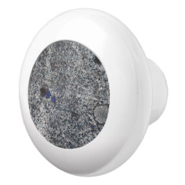Pomo De Cerámica Detalles del granito gris geológico azul