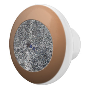 Pomo De Cerámica Detalles del granito gris geológico azul