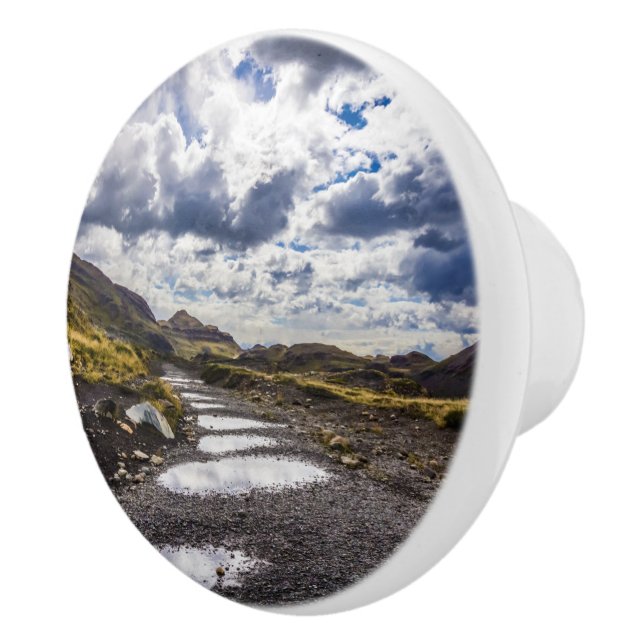 Pomo De Cerámica Día De Lluvia En Torres Del Paine NP (Derecha)