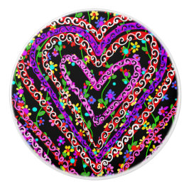 Pomo De Cerámica Día de San Valentín