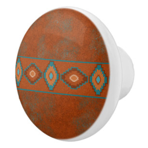Pomo De Cerámica Diamante de los barrancos del sudoeste