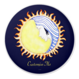 Pomo De Cerámica Diosa de la Luna