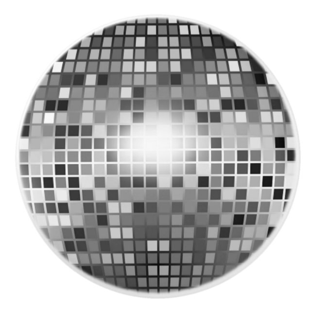 POMO DE CERÁMICA DISCO BALL (Anverso)
