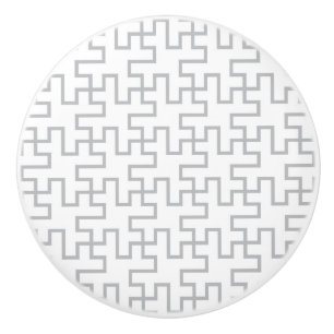 Pomo De Cerámica Diseño abstracto geométrico del piso
