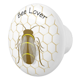 Pomo De Cerámica Diseño de abeja personalizado
