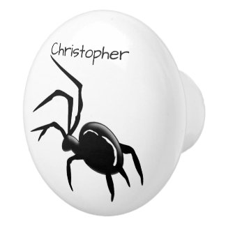 Pomo De Cerámica Diseño de araña personalizado