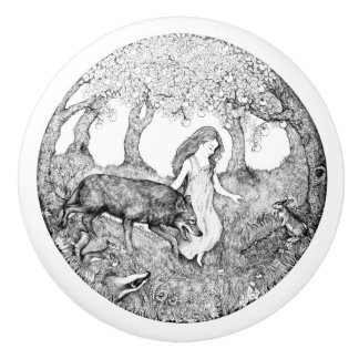 Pomo De Cerámica Diseño de cerámica del botón de Rebekah van Kan