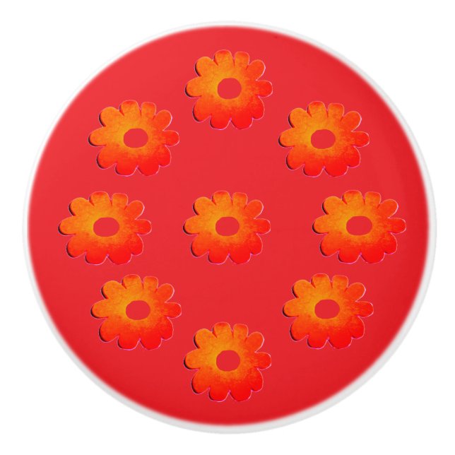 POMO DE CERÁMICA DISEÑO DE ESTILO CERAMIC DE LA PUERTA (Anverso)