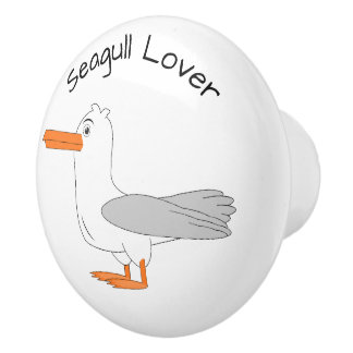 Pomo De Cerámica Diseño de gaviota personalizado