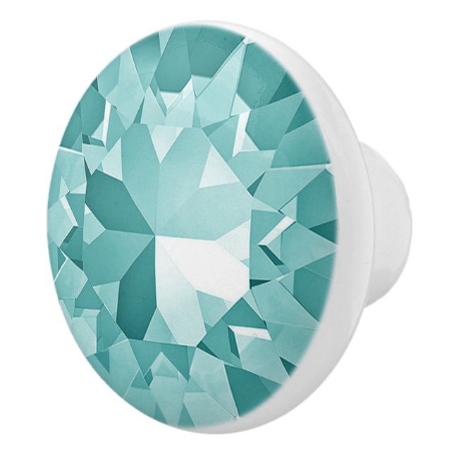 Pomo De Cerámica diseño de gema (Derecha)