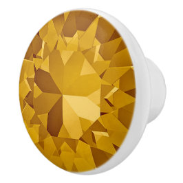 Pomo De Cerámica Diseño de gema