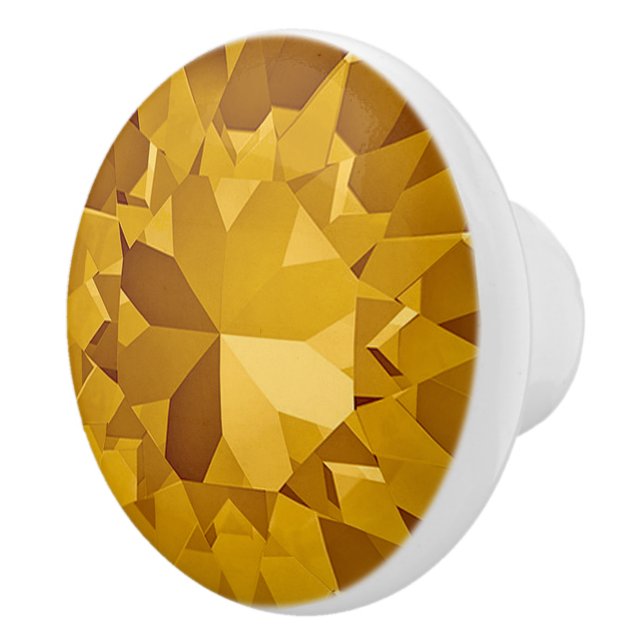 Pomo De Cerámica Diseño de gema (Derecha)