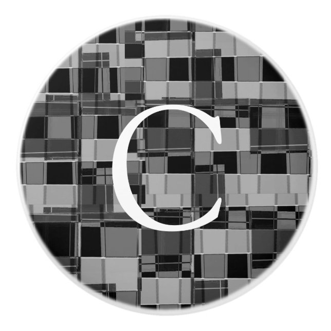 Pomo De Cerámica Diseño de la decoración urbana de las habitaciones (Anverso)