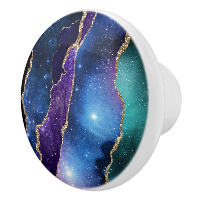 Pomo De Cerámica Diseño de la serie Galaxy Agate 13 (Derecha)