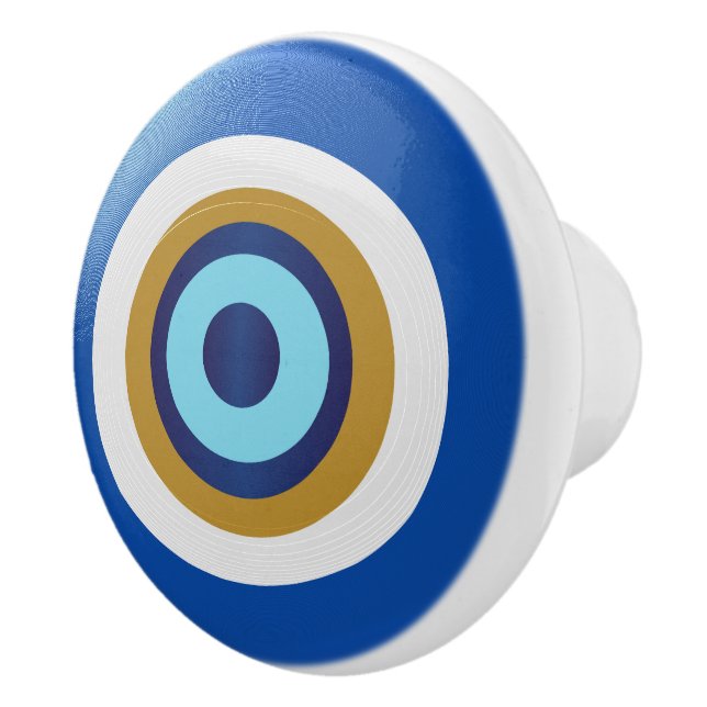 Pomo De Cerámica Diseño de Ojo Griego (Derecha)