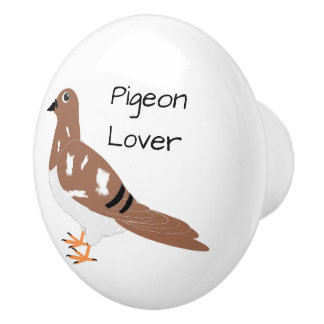 Pomo De Cerámica Diseño de paloma personalizado
