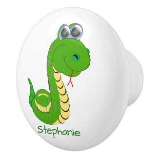 Pomo De Cerámica Diseño de serpiente personalizado