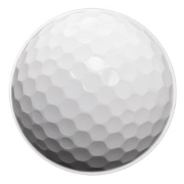 Pomo De Cerámica Diseño realista de bolas de golf