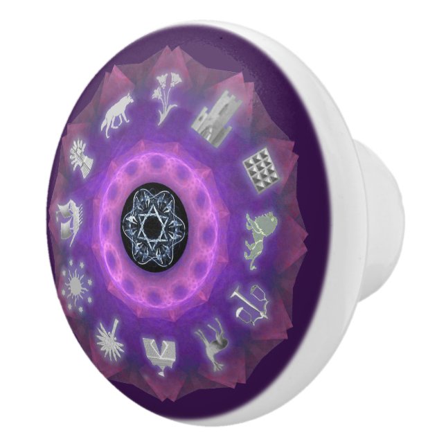 Pomo De Cerámica Doce tribus (Derecha)