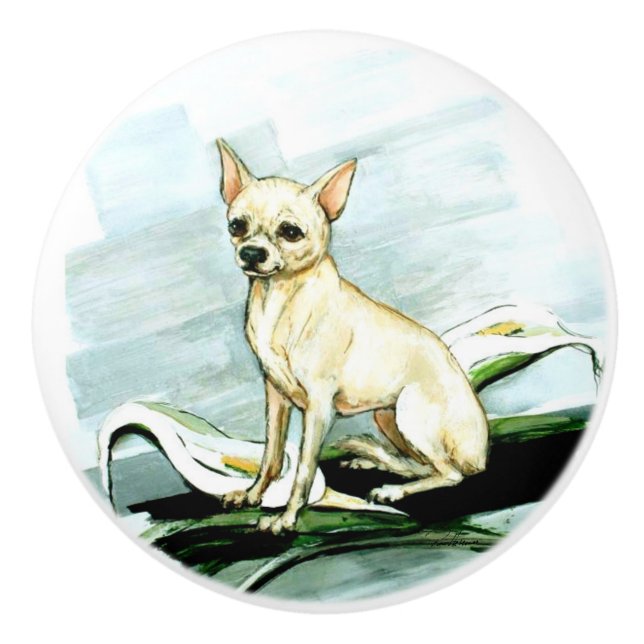 Pomo De Cerámica ¿¿¿Dónde Estás??? (Anverso)