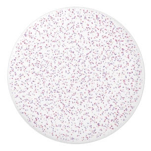 Pomo De Cerámica Dosis rosadas y moradas de Berry Sweet Speckled